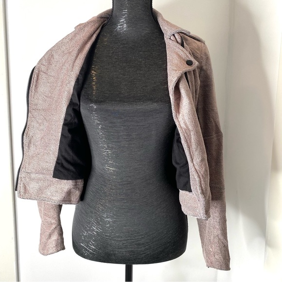 cupcakes & cashmere Pink Metallic Moto Jacket - Picture 8 of 12